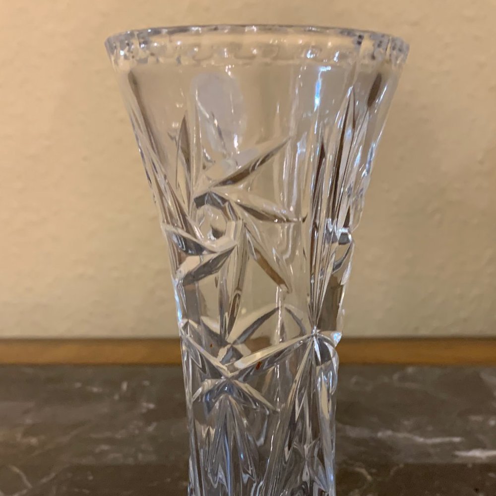 Lenox Crystal - 6” Vase - Star Pattern